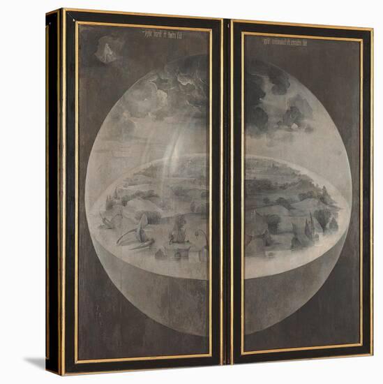 Garden of Earthly Delights, Creation of the World-Hieronymus Bosch-Stretched Canvas