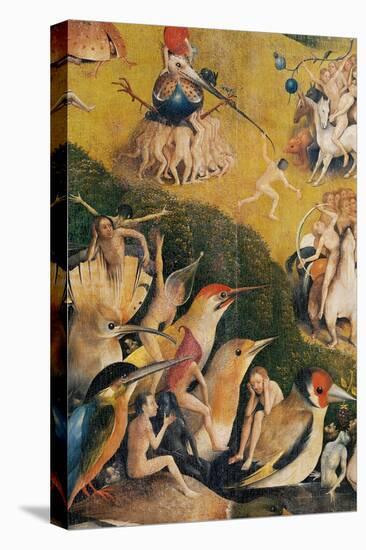 Garden of Earthly Delights,(Martyrs & Angels) by Hieronymus Bosch, c. 1503-04. Prado. Detail.-Hieronymus Bosch-Stretched Canvas