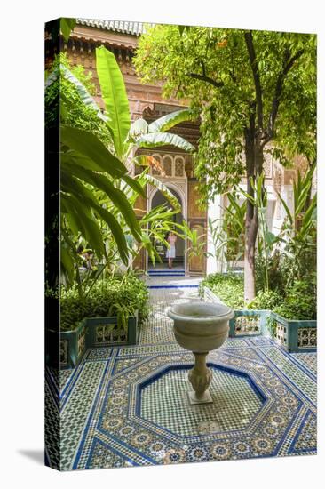 Garden of the 19th Century Bahia Palace, A. Marrakech, Morocco-Nico Tondini-Premier Image Canvas