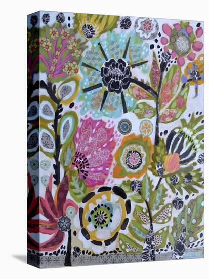 Garden Of Whimsy V-Karen Fields-Stretched Canvas