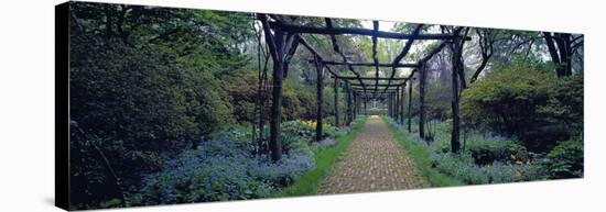 Garden path, Old Westbury Gardens, Long Island-Richard Berenholtz-Stretched Canvas