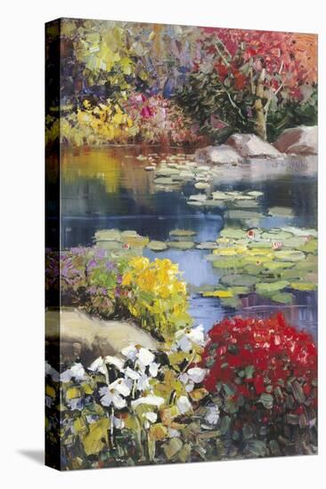 Garden Pond-Kent Wallis-Stretched Canvas