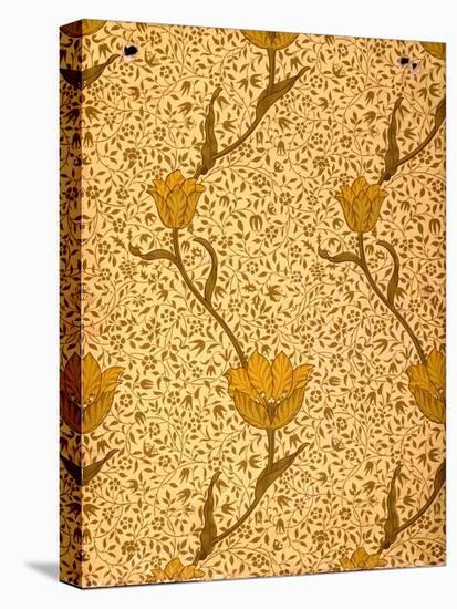 'Garden Tulip' Wallpaper Design, 1885 (Colour Woodblock Print on Paper)-William Morris-Premier Image Canvas