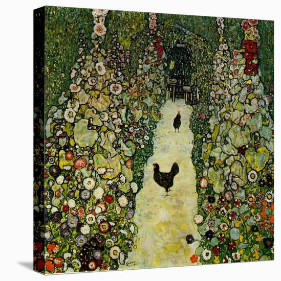 Garden with Chickens, 1916-Gustav Klimt-Premier Image Canvas