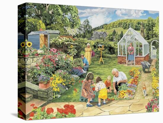 Gardening with Grandad-Trevor Mitchell-Premier Image Canvas