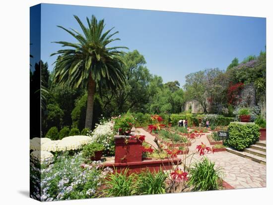 Gardens at the Former Hacienda De San Gabriel De Barrera, Guanajuato State, Central Mexico-Robert Francis-Premier Image Canvas