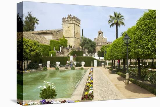 Gardens in Alcazar, Cordoba, Andalucia, Spain, Europe-Peter Barritt-Premier Image Canvas