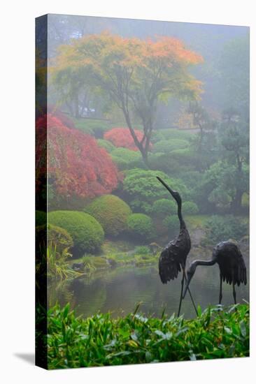 Gardens in the Fog I-Brian Moore-Premier Image Canvas