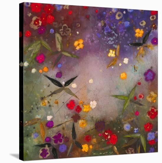 Gardens in the Mist V-Aleah Koury-Stretched Canvas