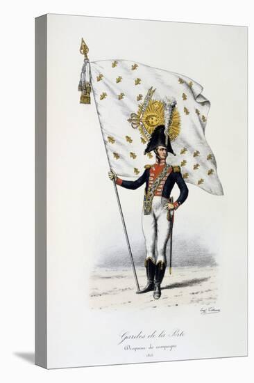 Gardes De La Porte, Campaign Flag, 1815-Eugene Titeux-Premier Image Canvas