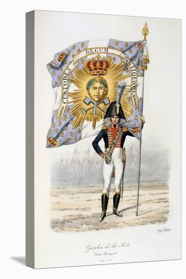 Gardes De La Porte, Flag Bearer, 1814-15-Eugene Titeux-Premier Image Canvas