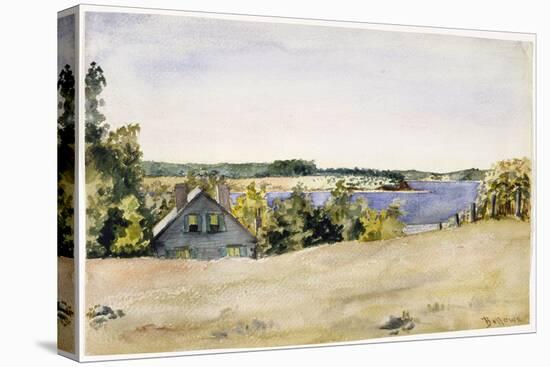 Gardiner's Bay from Sag Harbor, 1899 (Watercolour on Paper)-George Wesley Bellows-Premier Image Canvas