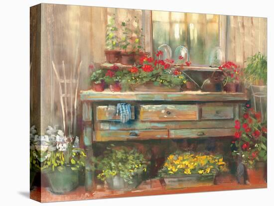 Gardners Table-Carol Rowan-Stretched Canvas