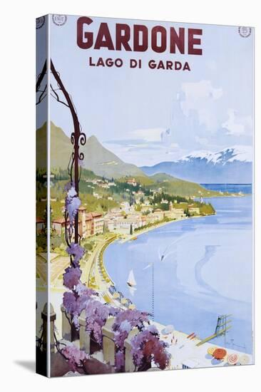 Gardone Lago Di Garda Poster-null-Premier Image Canvas