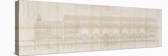 Gare d'Orsay (Paris) : coupe longitudinale-Victor Laloux-Premier Image Canvas