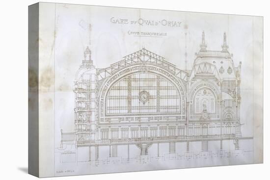 Gare d'Orsay (Paris) : coupe transversale-Victor Laloux-Premier Image Canvas