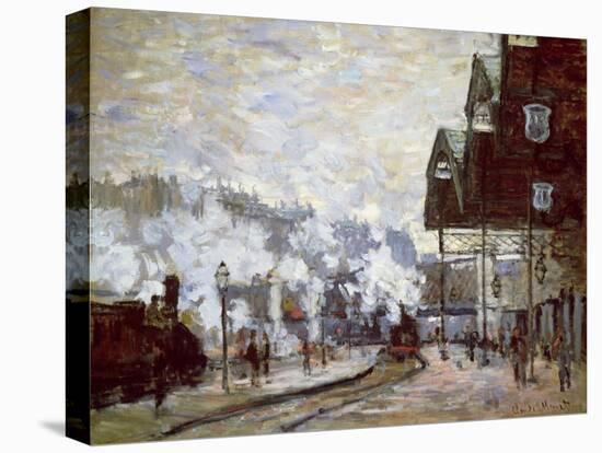 Gare Saint-Lazare, Paris, 1877-Claude Monet-Premier Image Canvas