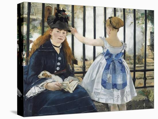 Gare St. Lazare, 1872-3-Edouard Manet-Premier Image Canvas