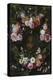 Garland of Flowers Surrounding a Bust of Flora-Jan Philip Van Thielen-Stretched Canvas