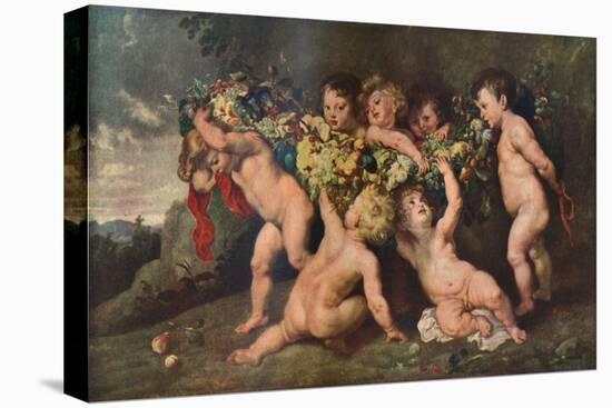 'Garland of Fruit', 1615-17 (c1927)-Peter Paul Rubens-Premier Image Canvas