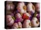 Garlic on Sale at a Market in Soft Focus Tours, Indre-Et-Loire, Centre, France, Europe-Julian Elliott-Premier Image Canvas