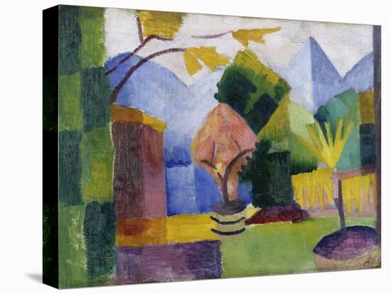 Garten Am Thuner See, 1913-Auguste Macke-Premier Image Canvas