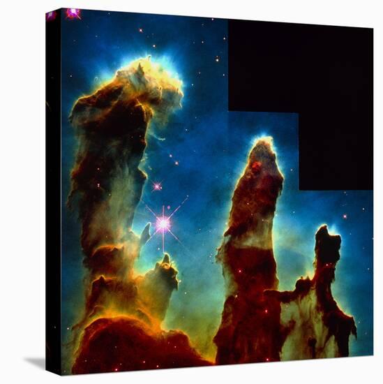 Gas Pillars In Eagle Nebula-null-Premier Image Canvas