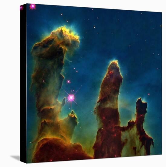 Gas Pillars In the Eagle Nebula-null-Premier Image Canvas