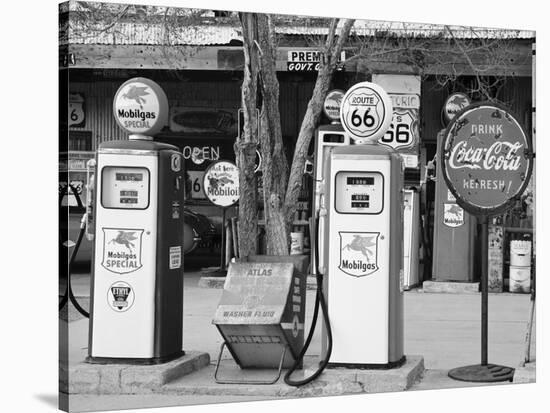 Gas Station Route 66-Richard Cummins-Stretched Canvas