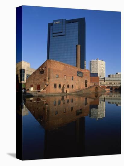 Gas Street Canal Basin, Birmingham, West Midlands, England, UK-David Hughes-Premier Image Canvas