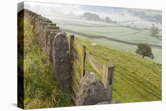 Gate in Stone Wall and Field-Miles Ertman-Premier Image Canvas