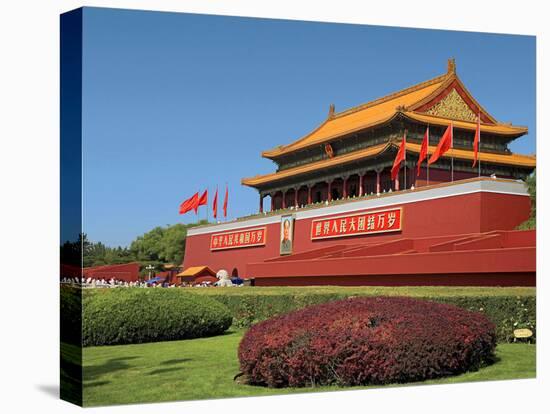 Gate of Heavenly Peace Gardens, the Forbidden City, Beijing, China-Miva Stock-Premier Image Canvas