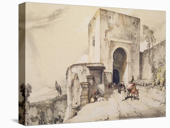 Gate of Justice (Puerta De Justitia), from 'Sketches and Drawings of the Alhambra', 1835-John Frederick Lewis-Premier Image Canvas