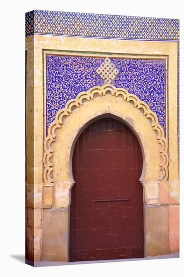 Gate to Royal Palace, Meknes, Morocco, North Africa, Africa-Neil Farrin-Premier Image Canvas