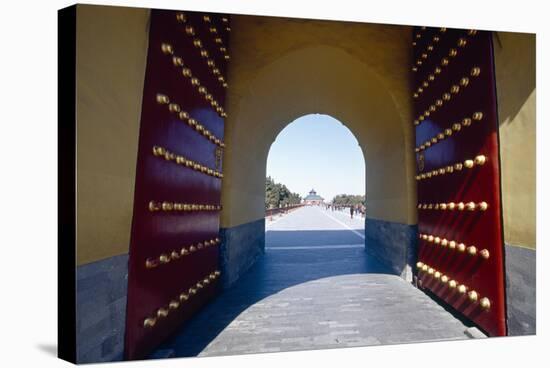 Gate to the Temple of Heaven, Beijing, China-George Oze-Premier Image Canvas