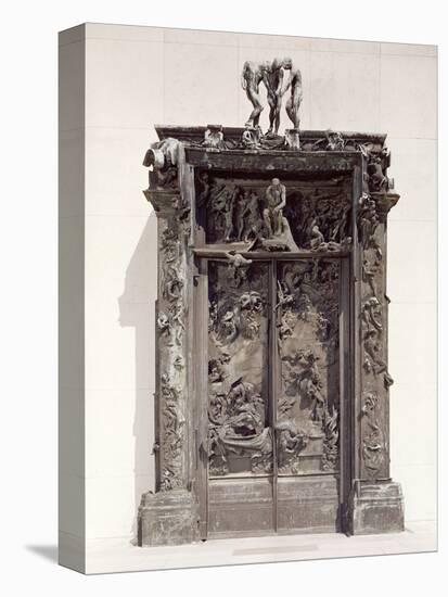 Gates of Hell, C.1890 (Bronze)-Auguste Rodin-Premier Image Canvas