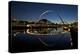 Gateshead Quays with Sage Gateshead and Millennium Bridge at Night-Peter Barritt-Premier Image Canvas