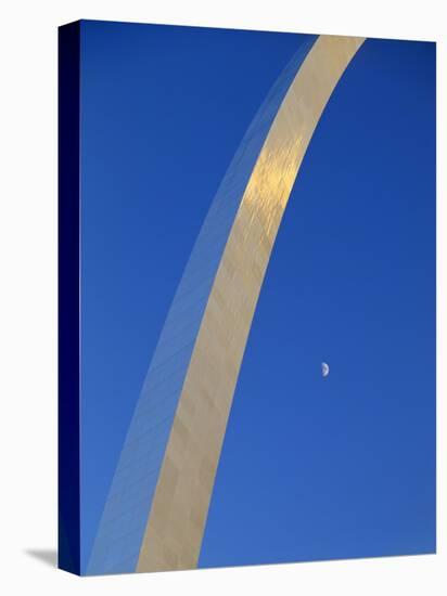 Gateway Arch at Dusk, Jefferson National Expansion Memorial, St. Louis, Missouri, USA-Scott T^ Smith-Premier Image Canvas