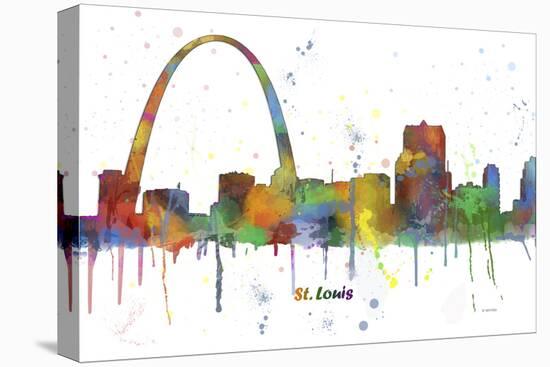 Gateway Arch St Loius Missouri Skyline MCLR 1-Marlene Watson-Premier Image Canvas