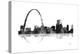 Gateway Arch St Louis Missouri Skyline BG 1-Marlene Watson-Premier Image Canvas