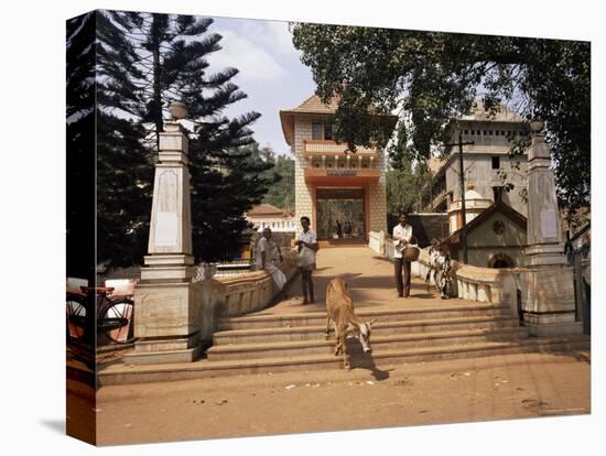 Gateway of the Shantadurga Temple, Quela, Goa, India-Michael Short-Premier Image Canvas