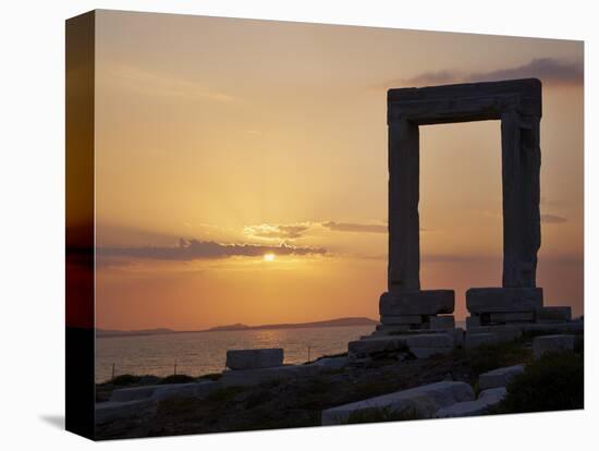 Gateway, Temple of Apollo, Archaeological Site, Naxos, Cyclades, Greek Islands, Greece, Europe-Tuul-Premier Image Canvas