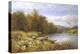 Gathering Rushes on the Thames near Wargrave-Alfred Augustus Glendenning-Premier Image Canvas