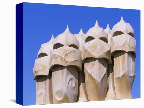 Gaudi Architecture, Casa Mila, La Pedrera House, Catalunya (Catalonia) (Cataluna), Spain-Gavin Hellier-Premier Image Canvas