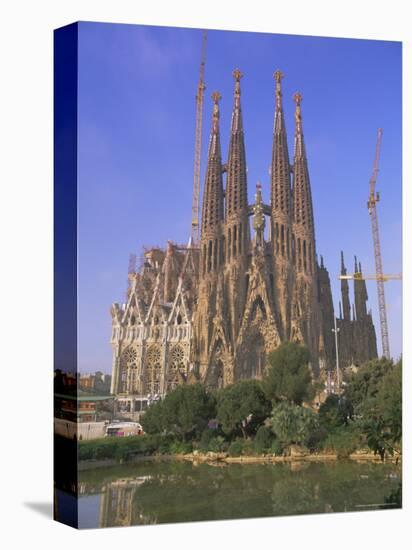 Gaudi Church Architecture, La Sagrada Familia, Barcelona, Catalunya (Catalonia) (Cataluna), Spain-Gavin Hellier-Premier Image Canvas