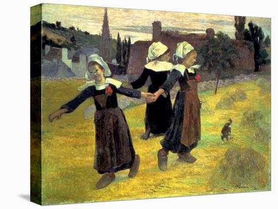 Gauguin: Breton Girls, 1888-Paul Gauguin-Premier Image Canvas