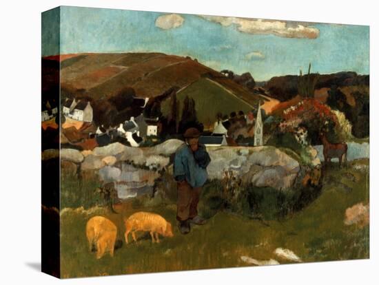 Gauguin: Swineherd, 1888-Paul Gauguin-Premier Image Canvas