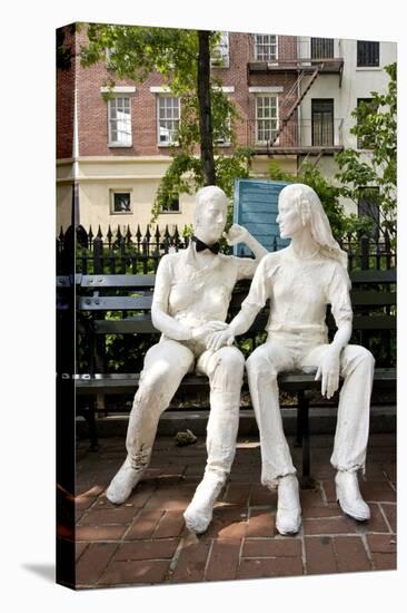 Gay Liberation Monument in Christopher Park, Greenwich Village, New York-null-Premier Image Canvas