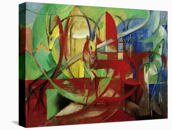 Gazelles, 1913-14-Franz Marc-Premier Image Canvas