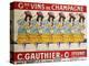 Gds Vins de Champagne, circa 1910-Casimir Brau-Premier Image Canvas